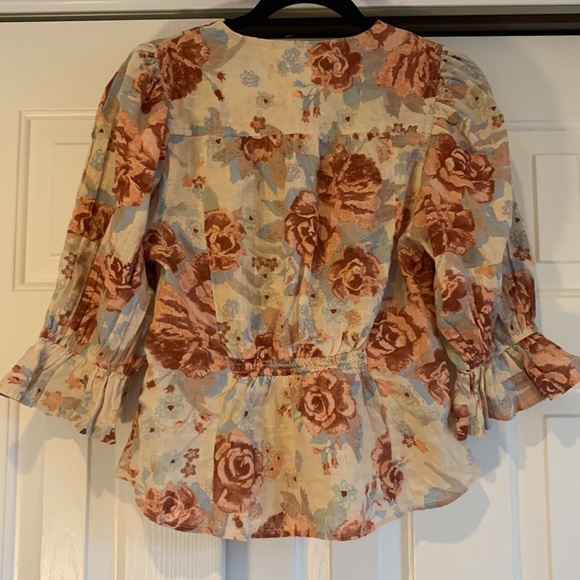 Free People - “I Found You” Floral Top - Picture 4 of 8